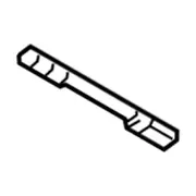Radiator Shutter Spacer - 2.3L