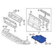 Radiator Support Splash Shield Engine Compartment - 1.6L
