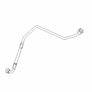 Turbo Oil Supply Tube Assembly, 385.7 mm Length, S60 14L