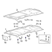 Interior Grab Bar Cap Cover - Left