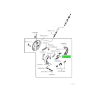 SPRING,PARKING BRAKE SHOE 1