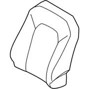 Seat Back Cushion Cover - Left, Front