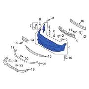 Bumper Cover Valance Panel - Front