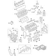 Bearing Crankshaft Main Bearings - Lower 6.8L