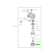 NUT,WATER SEPARATOR 1