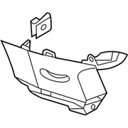 Body D-Pillar Trim Panel - Rear