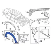 Molding MOULDING - Left, Rear (Raptor Series)