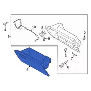 Glove Box Door Compartment (Platinum)