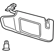 Visor Sun - Right (Convertible)