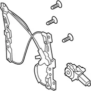 Liftgate Window Regulator Sliding - Right, Front