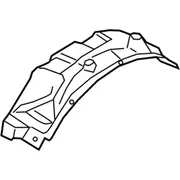 Quarter Panel Splash Shield Guard - Right, Rear