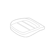 Seat Cover Cushion - Left, Front