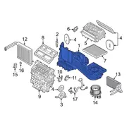AIR CONDITIONING (A/C) Evaporator Core Case Housing