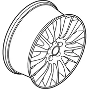 Wheel Rim 8 X 18 Ultra Bright Machined