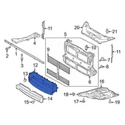 Radiator Support Air Duct Deflector