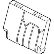 Seat Back Cover - Left, Rear