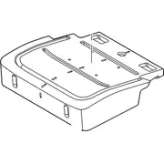 Seat Cushion Foam Pad - Left, Rear