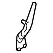 Folding Seat Latch - Right, Rear, Back