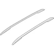 Roof Luggage Carrier Side Rail Rack Cross - Right