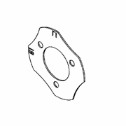 Timing Plate for High Pressure Pump with Water Pump, DD16 EPA10