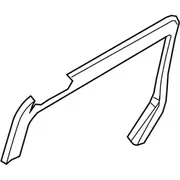 Door Window Molding Decal - Right, Rear (LWB Kombi)