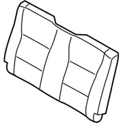 Seat Back Cushion Cover - Left, Rear