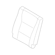 Seat Back Cushion Cover - Right, Rear