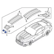 Bumper Decal Lip Low gloss - Front, Lower (Convertible, Coupe)
