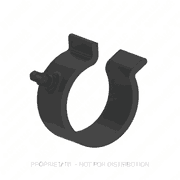 Coolant Line EGR Clamp and Spacer
