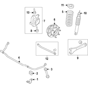 Radius Arm Adjustment Alignment Pinion Angle - Right, Front