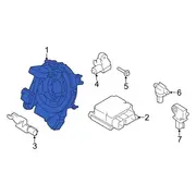 Air Bag Clockspring Cover And Contact Plate