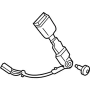 Buckle Seat Belt - Right, Front