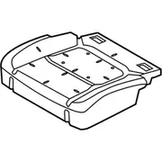 Seat Cushion Foam Pad - Right, Rear