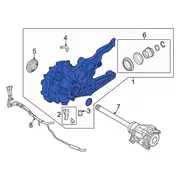 Drive Axle Differential Carrier - Front, Center