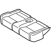 Seat Cushion Foam Pad - Rear