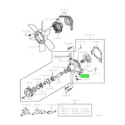 GASKET,WATER PUMP CASE TO COVER 3