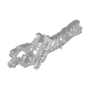 Exterior Door Handle Base Reinforcement - Left, Front