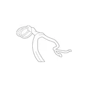 Window Regulator Guide Retainer - Right, Front