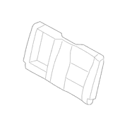 Seat Back Cushion Cover - Left, Rear