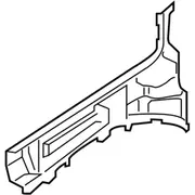 Frame Side Member Fender Apron - Left, Front