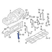 Fuel Tank Skid Plate Bracket Strap