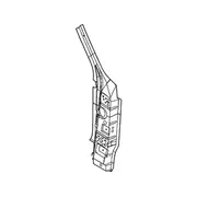 Body A-Pillar Reinforcement Door Hinge - Left, Inner