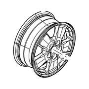Wheel Rim 7.0 X 16 Road