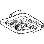 Seat Frame Cushion And Spring - Left, Rear, Back