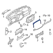 Instrument Panel Molding - Left (XL, XLT)