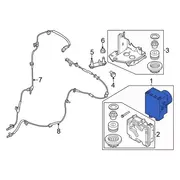 Abs Hydraulic Module - Front