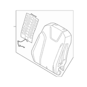 Seat Back Cushion Heating Pad - Right, Front