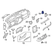 Dashboard Air Vent Louvre - Left, Outer, Center
