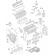 Crankshaft Oil Seal Retainer Includes: Main - Rear