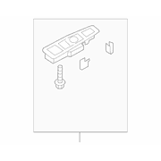 Door Window Switch Bezel Housing - Right, Front